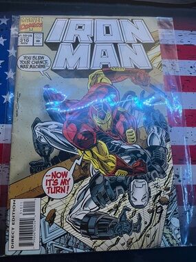 Marvel Iron Man Comic Book - Red, Yellow, Gold, Silver, Black